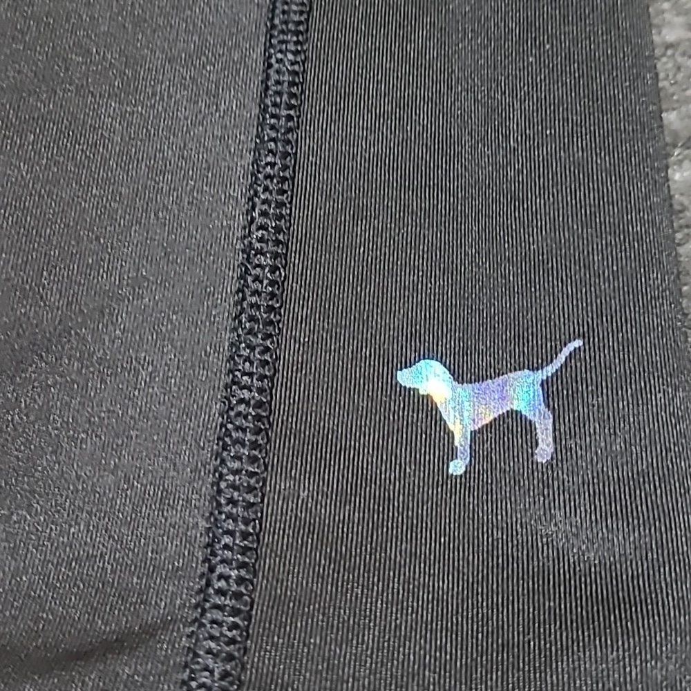 VS PINK 2015 ULTIMATE REVERSIBLE MESH LOGO LEGGINGS - Picture 2 of 15